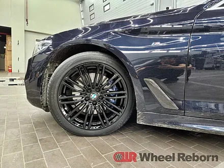 BMW G30 530i 순정 19인치 블랙유광 분체도장 휠도색 작업후기!! / 하남시 감북동