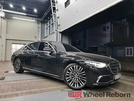 벤츠 S580 순정 20인치 다이아커팅 분체도장 휠복원 작업후기!! / 하남시 감북동