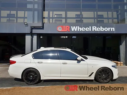 BMW G30 520d 순정 19인치 블랙유광 분체도장 휠복원 작업후기!! / 하남시 감북동