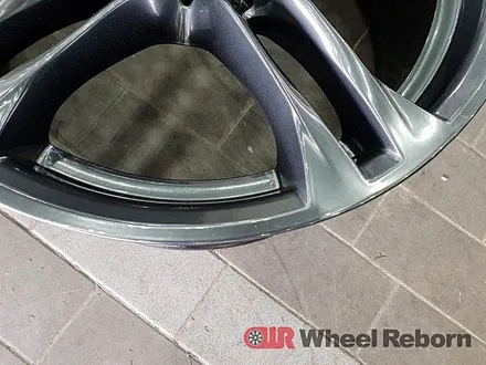 BMW f10 530d 순정18인치 고스트크롬 분체도장 휠복원 작업후기!! / 하남시 감북동