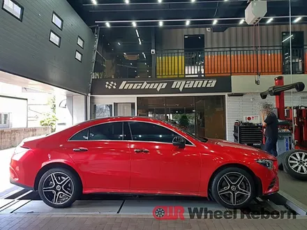 벤츠 CLA250 순정 18인치 다이아커팅 분체도장 휠복원 작업후기!! / 하남시 감북동
