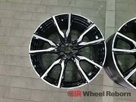 BMW X7 순정 22인치 다이아커팅 분체도장 휠복원 작업후기!! / 하남시 감북동
