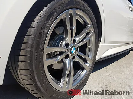 BMW 320d 순정 18인치 고스트크롬 분체도장 휠복원 작업후기!! / 하남시 감북동