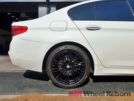 BMW G30 520d 순정 19인치 블랙유광 분체도장 휠복원 작업후기!! / 하남시 감북동