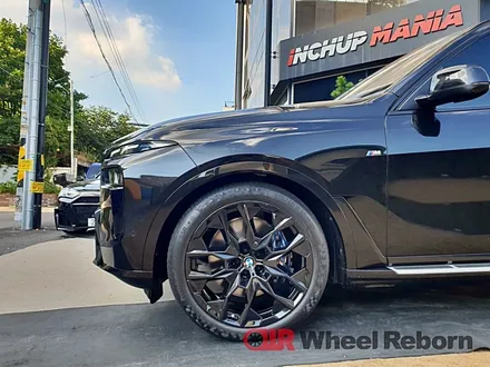 BMW X7 순정 22인치 블랙유광 분체도장 휠도색 작업후기!! / 하남시 감북동