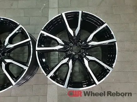 BMW X7 순정 22인치 다이아커팅 분체도장 휠복원 작업후기!! / 하남시 감북동