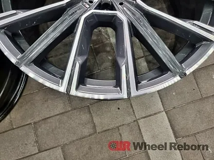 BMW 740d 순정 20인치 다이아커팅 분체도장 휠복원 작업후기!! / 하남시 감북동