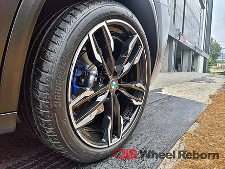 BMW X3 순정 21인치 다이아커팅 분체도장 휠복원 작업후기!! / 하남시 감북동