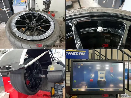 BMW M2 BBS RIA 18인치 블랙유광 분체도장 휠도색 작업후기!! / 하남시 감북동