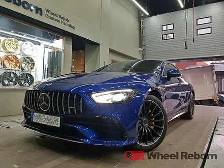 벤츠 GT43AMG 순정 20인치 멧블랙 투톤 분체도장 휠도색 작업후기!! / 하남시 감북동
