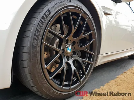 BMW E92 M3 M359 st 19인치 반무광 블랙 분체도장 휠교체 장착!! / 하남시 감북동