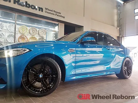 BMW M2 순정 19인치 블랙유광 분체도장 휠도색 작업후기!! / 하남시 감북동