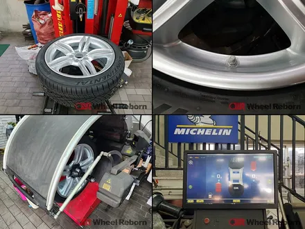 BMW f10 530d 19인치 351m 분체도장 실버복원 작업후기!! / 하남시 감북동