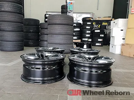 BMW f10 530d 순정18인치 고스트크롬 분체도장 휠복원 작업후기!! / 하남시 감북동