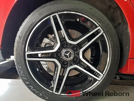 벤츠 CLA250 순정 18인치 다이아커팅 분체도장 휠복원 작업후기!! / 하남시 감북동