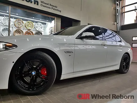 BMW 530D 순정 18인치 블랙유광 분체도장 휠도색 작업후기!! / 하남시 감북동