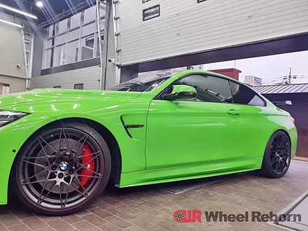 BMW M4 순정 20인치 666m 건메탈 반무광 분체도장 휠도색 작업후기!! / 하남시 감북동