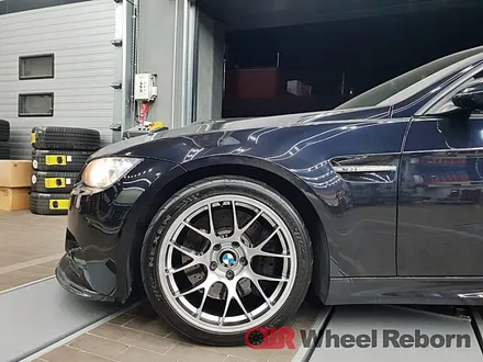 BMW E92 M3 18인치 고스트크롬 분체도장 휠도색 작업후기!! / 하남시 감북동