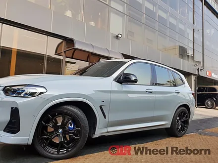 BMW X3 순정 20인치 블랙유광 분체도장 휠도색 작업후기!! / 하남시 감북동