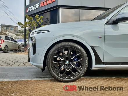 BMW X7 순정 22인치 블랙유광 분체도장 휠도색 작업후기!! / 하남시 감북동