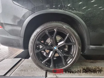 BMW X5 순정 21인치 블랙유광 분체도장 휠도색 작업후기!! / 하남시 감북동