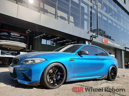 BMW M2 BBS RIA 18인치 블랙유광 분체도장 휠도색 작업후기!! / 하남시 감북동