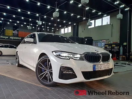 BMW G20 320d 791m 순정 19인치 다이아커팅 분체도장 휠복원 작업후기!! / 하남시 감북동