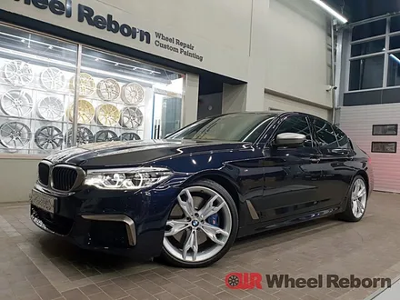 BMW M550D 순정 20인치 브라이트실버 분체도장 실버도색 작업후기!! / 하남시 감북동