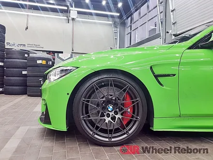 BMW M4 순정 20인치 666m 건메탈 반무광 분체도장 휠도색 작업후기!! / 하남시 감북동