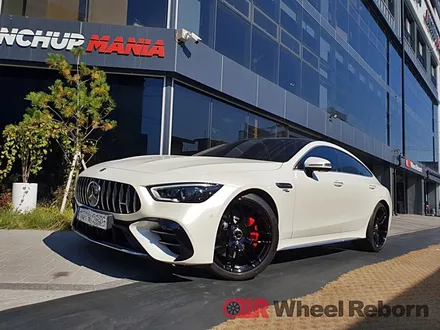 벤츠 GT43AMG 순정 21인치 블랙유광 분체도장 휠도색 작업후기!! / 하남시 감북동