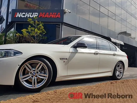 BMW f10 530d 19인치 351m 분체도장 실버복원 작업후기!! / 하남시 감북동