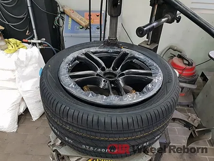 BMW f10 530d 순정18인치 고스트크롬 분체도장 휠복원 작업후기!! / 하남시 감북동
