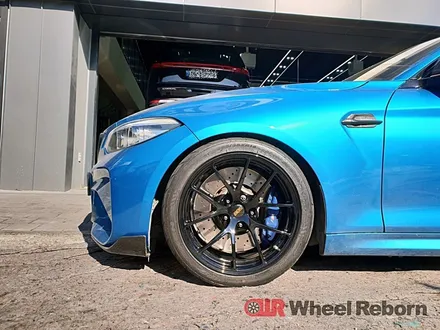 BMW M2 BBS RIA 18인치 블랙유광 분체도장 휠도색 작업후기!! / 하남시 감북동