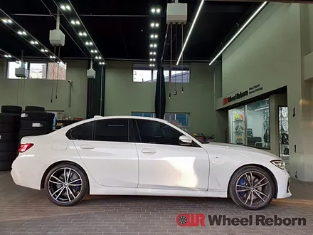 BMW G20 320d 791m 순정 19인치 다이아커팅 분체도장 휠복원 작업후기!! / 하남시 감북동