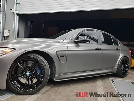BMW M3 순정 19인치 블랙유광 분체도장 휠복원 작업후기!! / 하남시 감북동