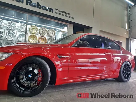 BMW E92 M3 18인치 반무광 블랙 분체도장 휠도색 작업후기!! / 하남시 감북동