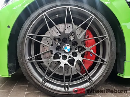 BMW M4 순정 20인치 666m 건메탈 반무광 분체도장 휠도색 작업후기!! / 하남시 감북동
