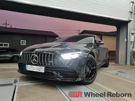 벤츠 GT43AMG 순정 21인치 블랙유광 분체도장 휠도색 작업후기!! / 하남시 감북동