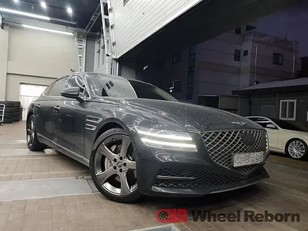 제네시스 G80 순정 20인치 휠교체 작업후기!! / 하남시 감북동