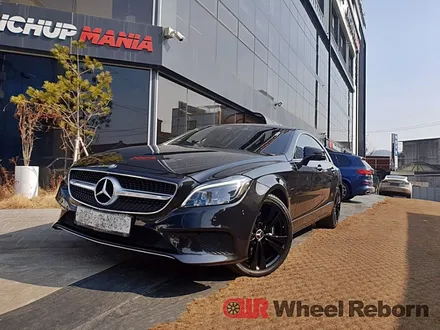 벤츠 CLS350 순정 19인치 블랙유광 분체도장 휠도색 작업후기!! / 하남시 감북동