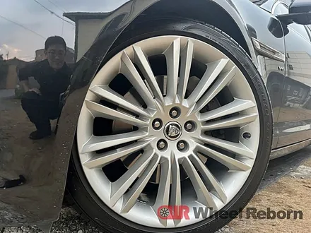 재규어 XJL 순정 20인치 분체도장 실버복원 작업후기!! / 하남시 감북동