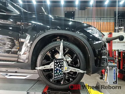 BMW X6 순정 20인치 블랙유광 분체도장 휠도색 작업후기!! / 하남시 감북동