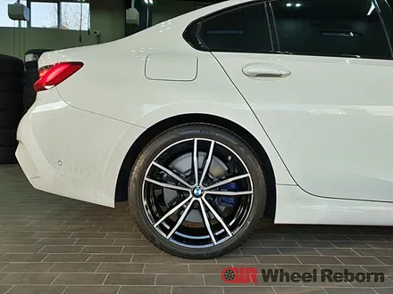 BMW G20 320d 791m 순정 19인치 다이아커팅 분체도장 휠복원 작업후기!! / 하남시 감북동