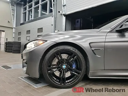 BMW M3 순정 19인치 블랙유광 분체도장 휠복원 작업후기!! / 하남시 감북동