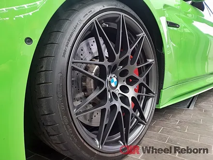 BMW M4 순정 20인치 666m 건메탈 반무광 분체도장 휠도색 작업후기!! / 하남시 감북동