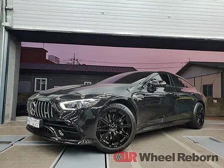벤츠 GT43AMG 순정 21인치 블랙유광 분체도장 휠도색 작업후기!! / 하남시 감북동