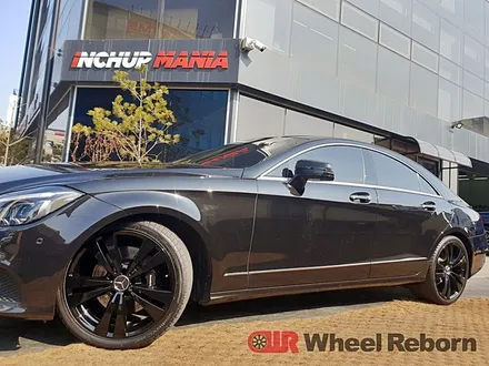 벤츠 CLS350 순정 19인치 블랙유광 분체도장 휠도색 작업후기!! / 하남시 감북동