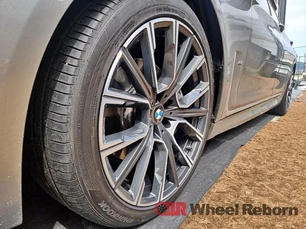 BMW 740d 순정 20인치 다이아커팅 분체도장 휠복원 작업후기!! / 하남시 감북동
