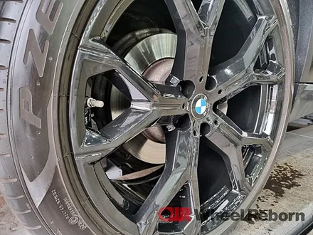 BMW X5 순정 21인치 블랙유광 분체도장 휠도색 작업후기!! / 하남시 감북동