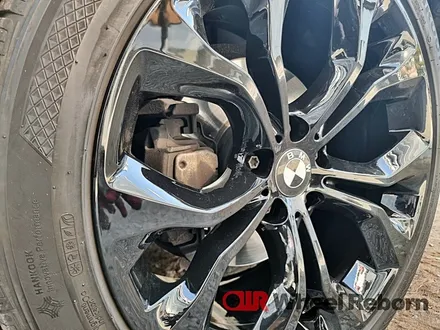 BMW X6 순정 20인치 블랙유광 분체도장 휠복원 작업후기!! / 하남시 감북동